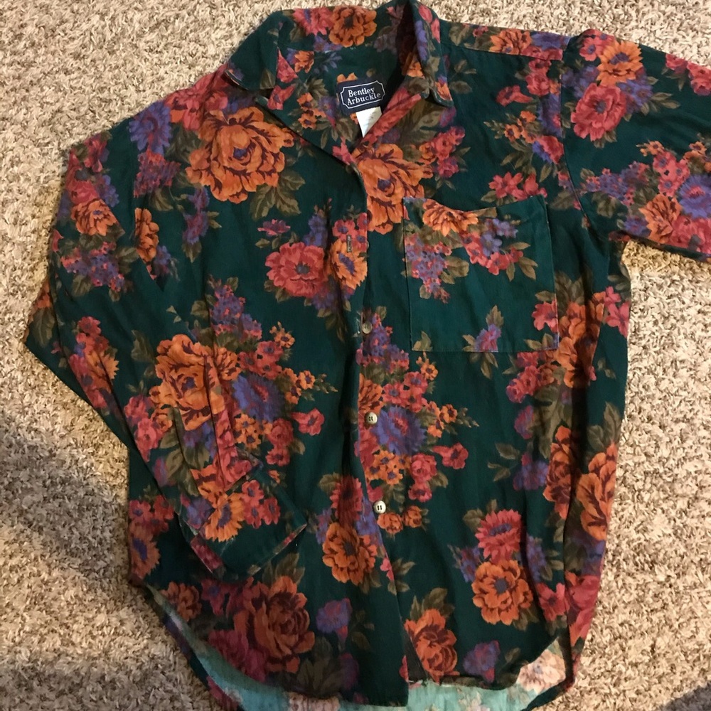 Vintage Bentley Arbuckle floral shirt